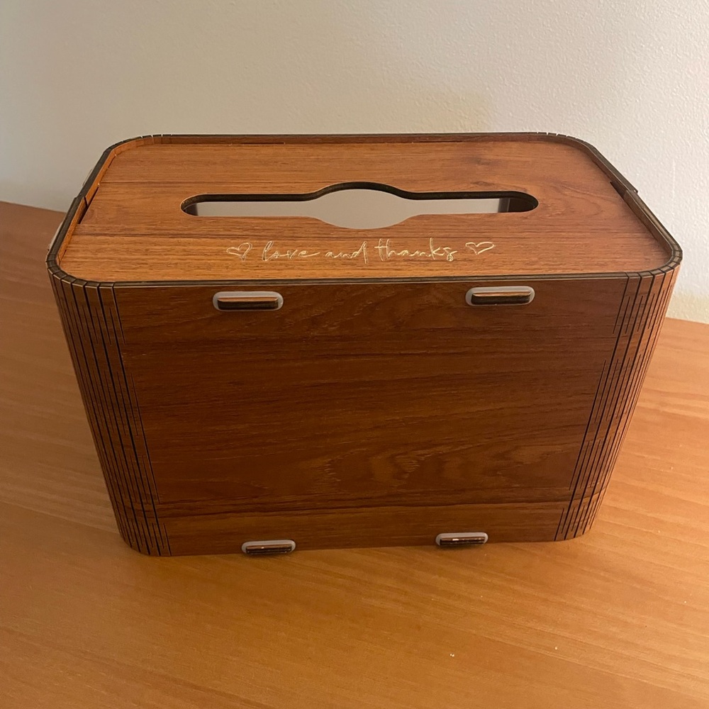Wooden Wedding/Shower Card Box